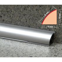 Profil d'étanchéité convexe alu 3,15 ml - SPTD