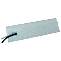 Plinthe cache fils PVC chêne blanc 2.5ml