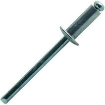 rivets aveugle 4.8x14 x75 pcs alu acier tête plate - FISCHER DAREX