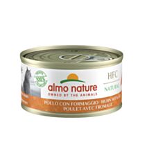 Pâtée chat HFC Natural poulet fromage 70gr - ALMO NATURE
