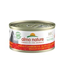 Pâtée chat HFC Natural poulet/crevettes 70gr - ALMO NATURE