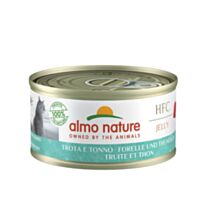 Pâtée chat HFC Jelly truite/thon 70gr - ALMO NATURE