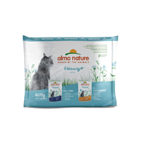Alimentation pour chat Holistic Fonctionnel Urinary Avec Poisson/Poulet 6x70gr - ALMO NATURE