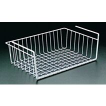 Corbeille à suspendre 30 cm blanc - METALTEX