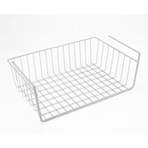 Corbeille à suspendre 40 cm blanc - METALTEX