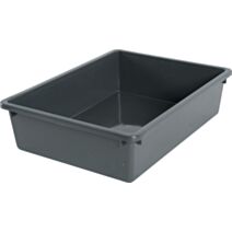 Bac à litière pour chat 38,5 x 28,5 x 9,5 cm gris - ZOLUX