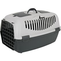 Panier transport chien L54 p31 h33cm gris