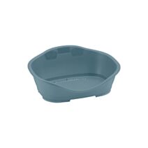 Corbeille plastique sleeper pour chien 65 cm 80 x 56 x 31 cm bleu acier