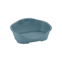 Corbeille plastique sleeper pour chien 71 cm 88 x 62 x 34 cm bleu acier