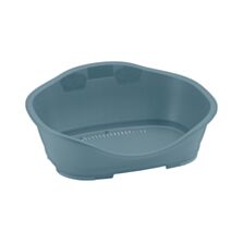Corbeille plastique sleeper pour chien 97 cm 118 x 78 x 40 cm bleu acier