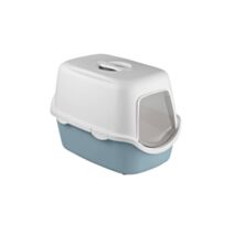 Maison de Toilette Chat Filtre Charbon Bleu Acier - ZOLUX