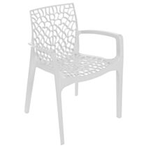 Fauteuil design Gruvyer blanc