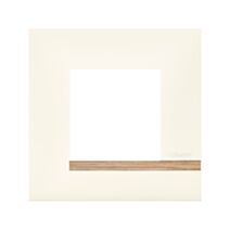 Plaque simple Altège note boisee - BTICINO