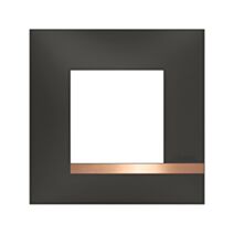 Plaque simple Altège note cuivree - BTICINO