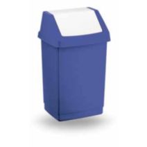 Poubelle rectangulaire basculante 12l