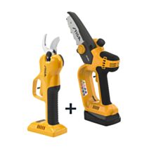 Sécateur + scie de jardin à batterie SP 100E kit - STIGA