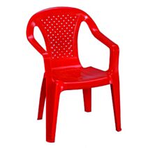 Chaise enfant Camelia rouge