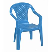 Chaise enfant Camelia bleue