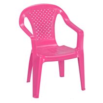 Fauteuil enfant Camelia 36,5 x 40 x 52 cm rose - PROGARDEN