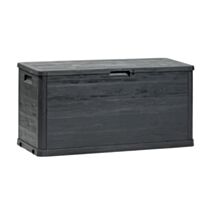 Coffre jardin résine anthracite Woody 280L - TOOMAX