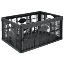Bac de rangement pliant 32L Noir