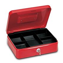 Caissette à monnaie 3 25 x 18 x 9 cm rouge - ELEGANT