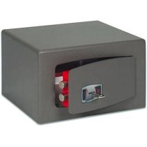 Coffre-Fort à Poser Clé Gris 18L - TECHNOMAX