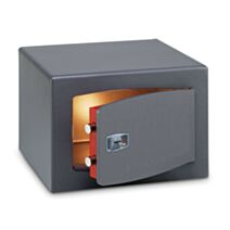 Coffre-Fort à Poser Clé Gris 18L - TECHNOMAX