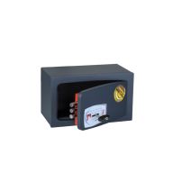 Coffre de sécurité à poser/emmurer à clefs 2,5L noir - AGCI - TECHNOMAX