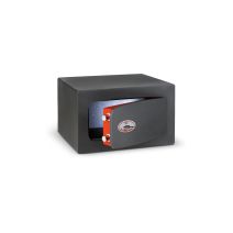 Coffret de sécurité à poser à clefs 17L noir - TECHNOSAFE