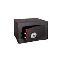 Coffret de sécurité à poser à clefs 17L noir - TECHNOSAFE