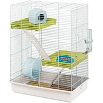 Cage Hamster Tris Equipée Blanc