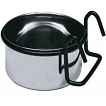 Mangeoire Perroquet Sirio L302 Gris Inox