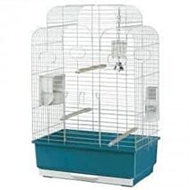 Cage Perroquet Gala Equipée Gris