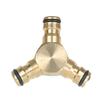Accoupleur triple mâle en laiton pour raccord arrosage automatique