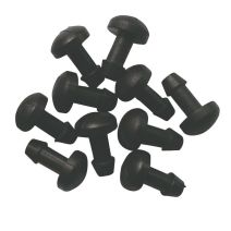 10 Bouchons Noirs Micro Irrigation Ø4x6mm