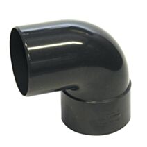 Coude de descente 87° Ø80mm mâle/femelle graphite