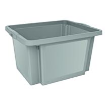 Bas de rangement gris 23 litres - KIS