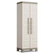 Armoire Haute EXCELLENCE 4 étagères Sable/Terre