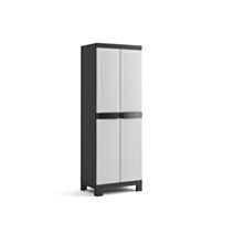 Armoire haute résine 182 x 65 x 45 cm gris/noir - KETER