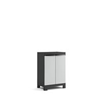 Armoire basse résine Practical 97 x 65 x 45 gris/noir - KETER