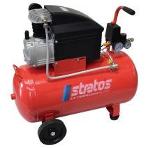 Compresseur horizontal cuve 50L 8bars 190L/min - STRATOS