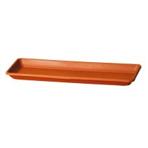 Plateau Plastique 48x19x3,2cm Marron - DECOLINES