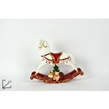 Cheval à Bascule en Céramique 18x21x4,5cm