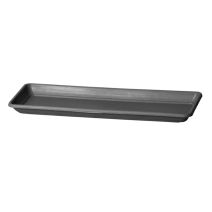 Plateau Plastique 48x19x3,2cm Anthracite - DECOLINES