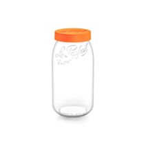 Bocal en verre Color Vis 3L Orange - LE PARFAIT