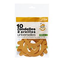 10 Rondelles Universelles 2 Oreilles 85mm - LE PARFAIT