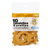 10 Rondelles Universelles 2 Oreilles 70mm - LE PARFAIT