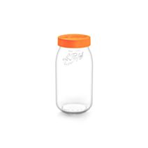 Bocal en verre Color Vis 2L Orange - LE PARFAIT