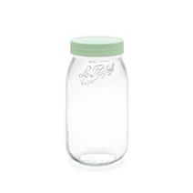 Bocal en verre Color Vis 2L Vert Clair - LE PARFAIT